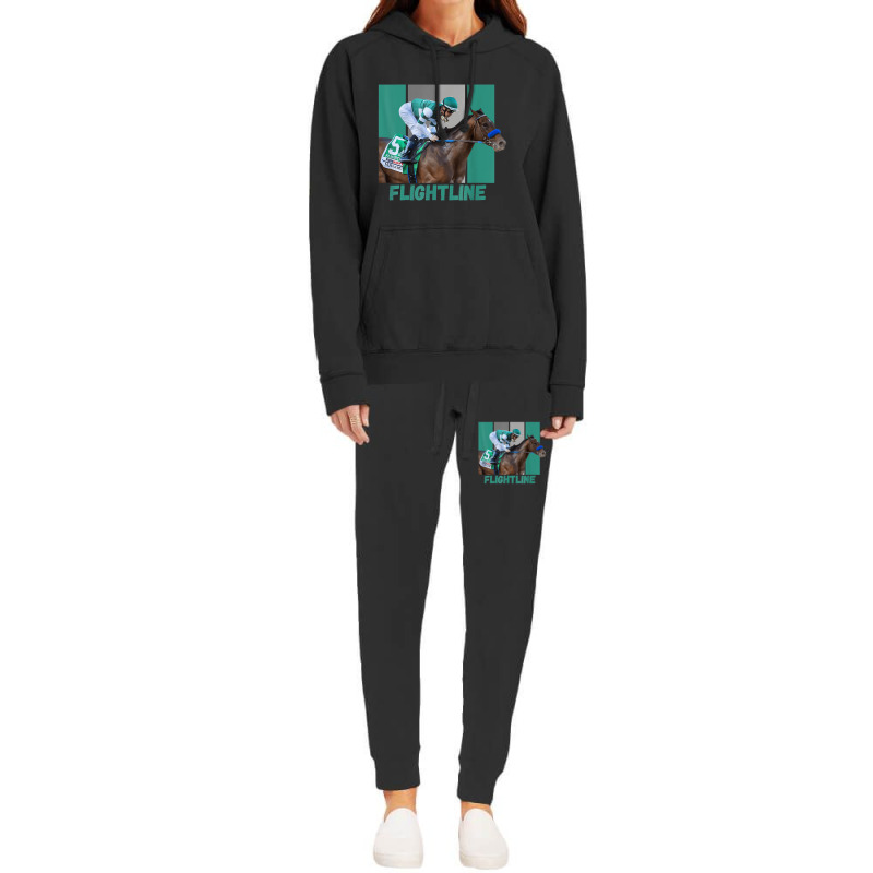 Flightline Horse Racing Thoroughbred Del Mar Santa Hoodie & Jogger set by chomibe | Artistshot