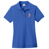 Shepherd Mix Dog On Hind Legs Ladies Polo Shirt | Artistshot