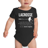 Lacrosse Players Throw Cue Ball Lax Crossstick (16 Baby Bodysuit | Artistshot