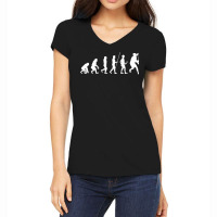 Lacrosse Players Throw Cue Ball Lax Crossstick (18 Women's V-neck T-shirt | Artistshot