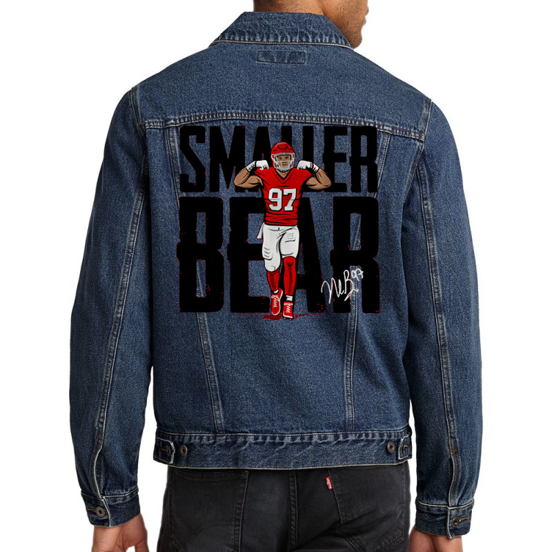 Nick Bosa Smaller Bear Men Denim Jacket by totriadobij | Artistshot