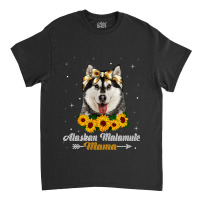 Womens Cute Alaskan Malamute Mama Dog Mom Dog Love Classic T-shirt | Artistshot