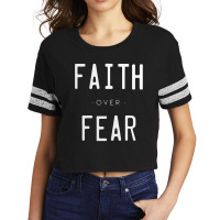 Faith Over Fear Scorecard Crop Tee | Artistshot