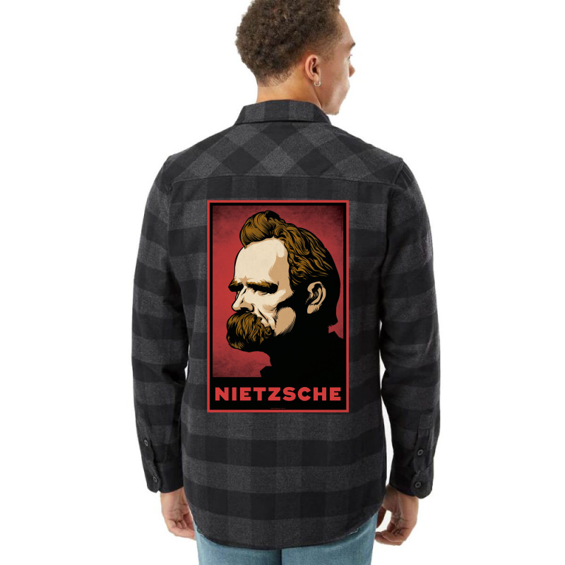 Nietzsche Print Flannel Shirt by totriadobij | Artistshot