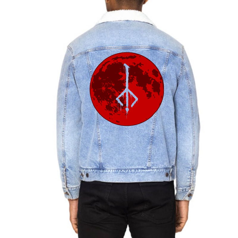 Night Of The Hunt Unisex Sherpa-Lined Denim Jacket by totriadobij | Artistshot