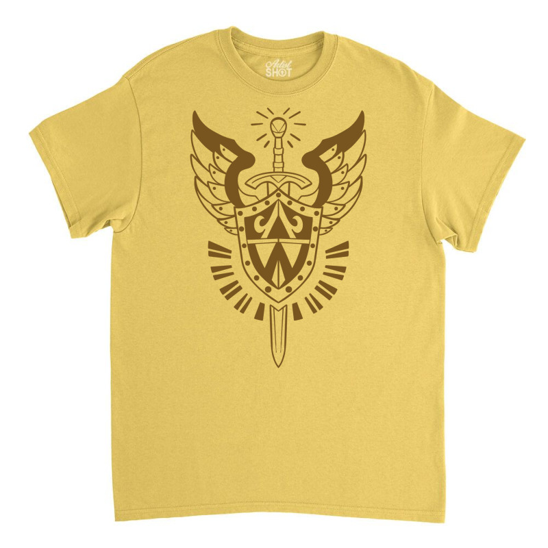 Paladin   Oath Of Devotion Gold Classic T-shirt by shzthiareh | Artistshot