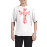 Cross Swirl Easter Rhinestone Bling Happ Easter Me Youth Tee | Artistshot