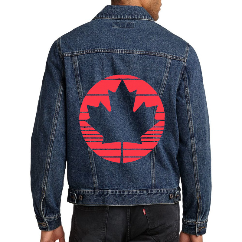 Canada  Maple Love Canada Proud Canadian Flag Cana Men Denim Jacket by kolamaira | Artistshot