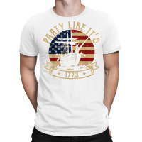 Party Like It's 1773 Funny Us History Boston Tea V T-shirt | Artistshot