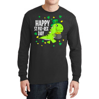 Happy St Pat Trex Day Dino St Patricks Day Toddler Long Sleeve Shirts | Artistshot