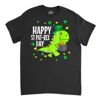 Happy St Pat Trex Day Dino St Patricks Day Toddler Classic T-shirt | Artistshot