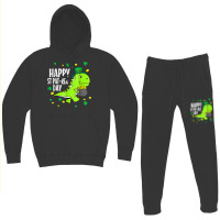 Happy St Pat Trex Day Dino St Patricks Day Toddler Hoodie & Jogger Set | Artistshot