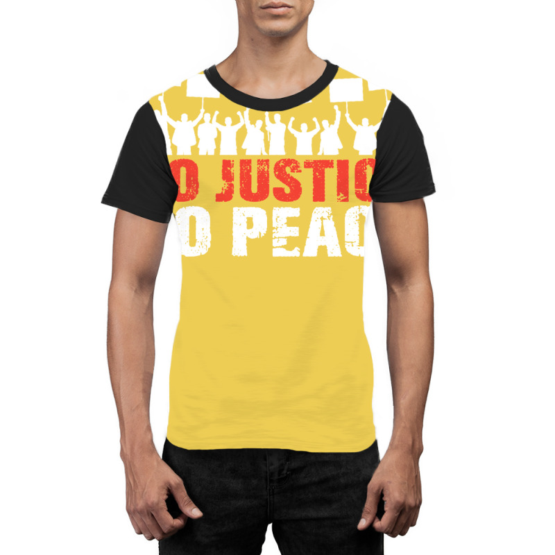 No Justice No Peace Graphic T-shirt by totriadobij | Artistshot