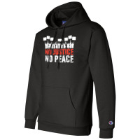 No Justice No Peace Champion Hoodie | Artistshot