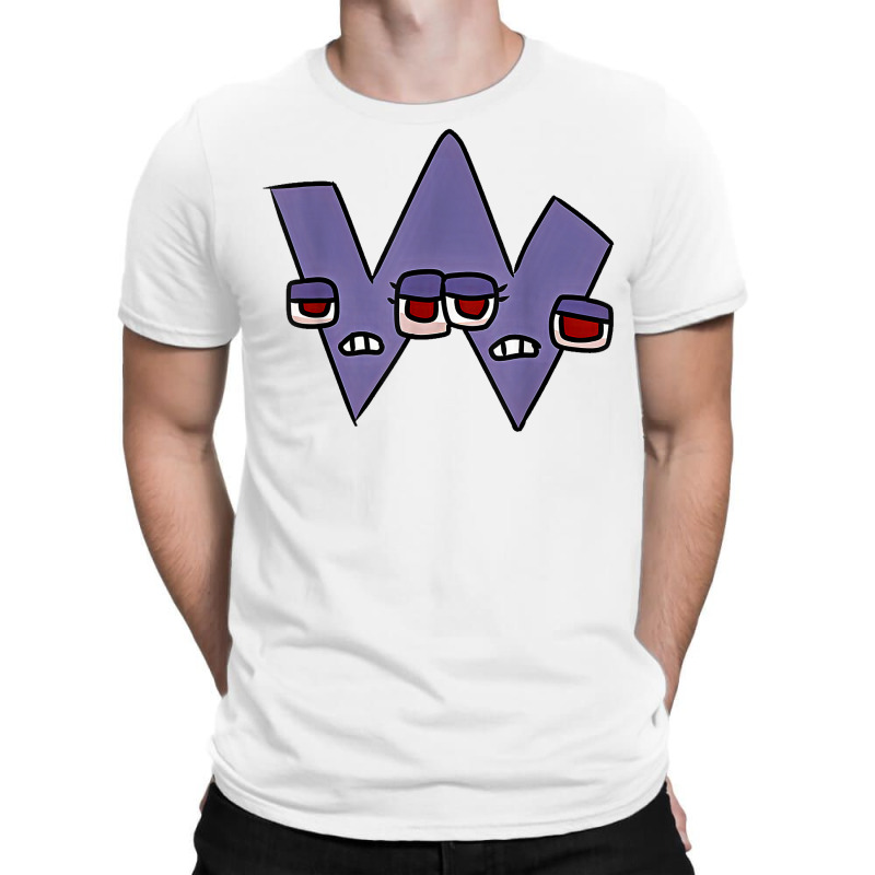 The Twin Letter W Alphabet Lore T Shirt T-shirt | Artistshot