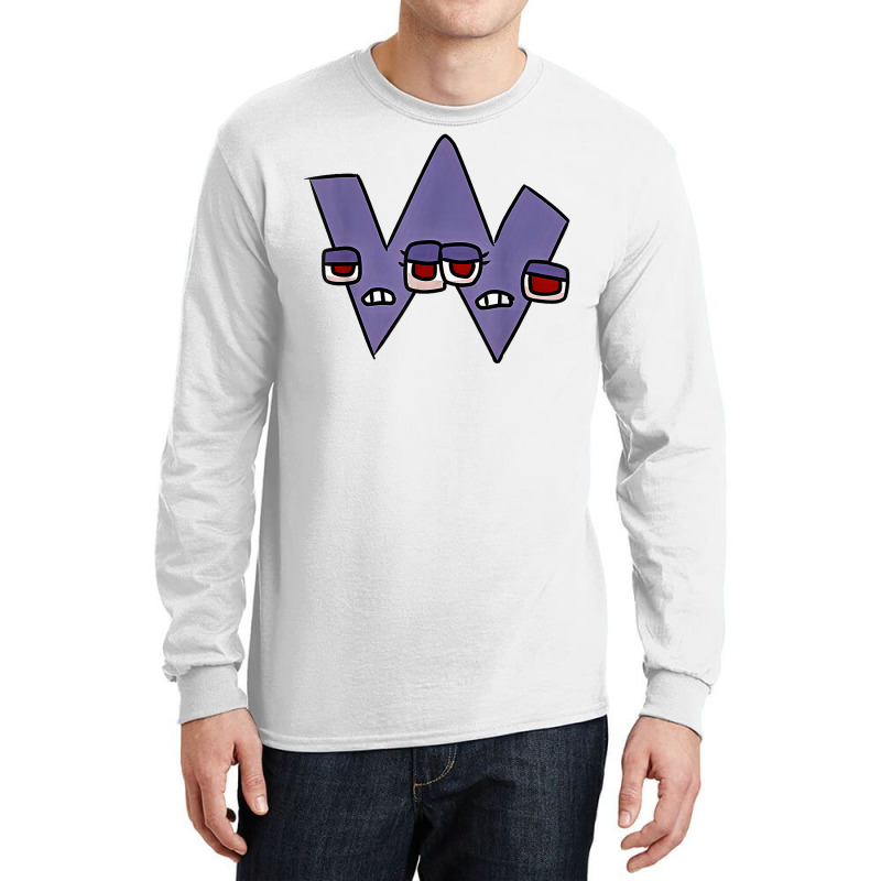 The Twin Letter W Alphabet Lore T Shirt Long Sleeve Shirts | Artistshot