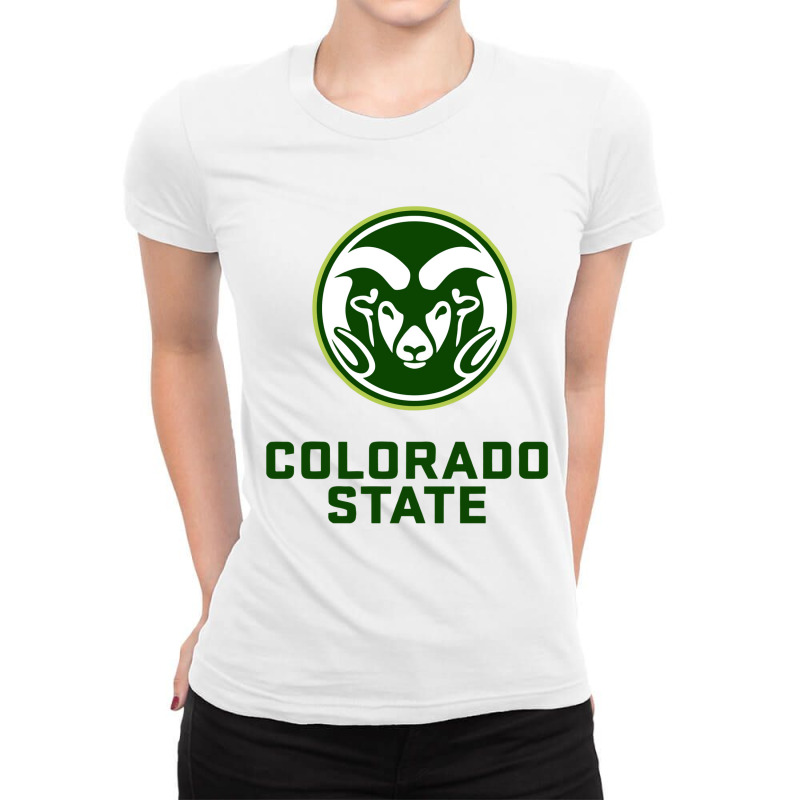 Colorado State Ladies Fitted T-Shirt by Larry E Horne | Artistshot