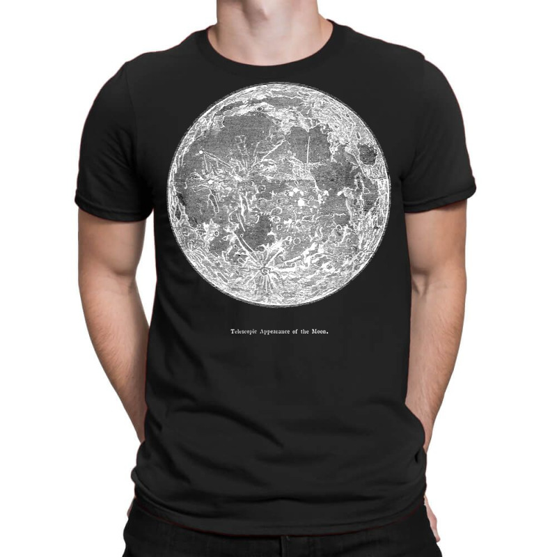 Full Moon Antique Print Graphic Vintage Retro, Men T-shirt | Artistshot