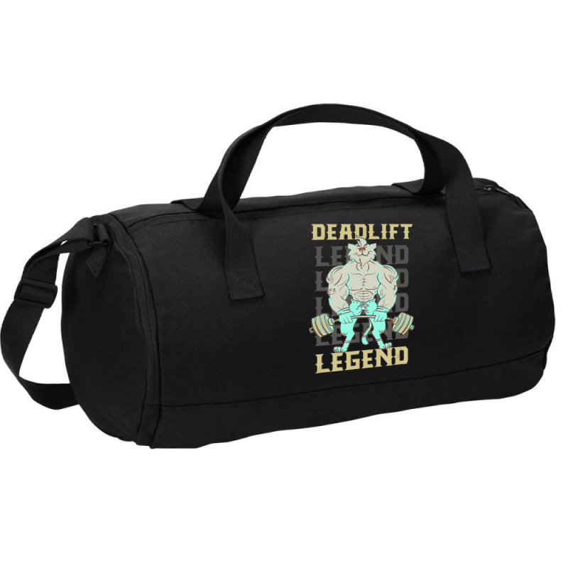 Deadlift Legend Powerlifter Gym Workout Funny Quot Duffel Bag By