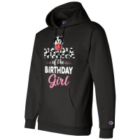 Nonna Of The Bday Girl Farm Cow Nonna Birthday Par Champion Hoodie | Artistshot