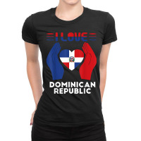 De Republica Dominicana Latina Traditional Dominic Ladies Fitted T-shirt | Artistshot