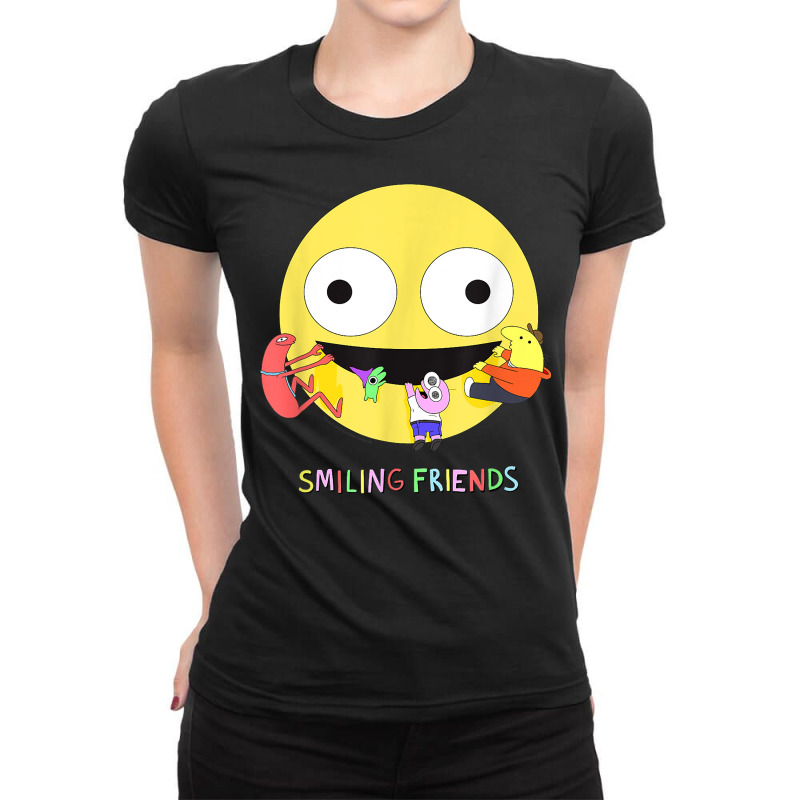 Smiling Friends T Shirt Ladies Fitted T-Shirt by tostado | Artistshot