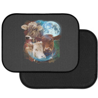 3 Moon Cow Funny Livestock Cattle Animal Lovers Ar Rear Car Mat | Artistshot