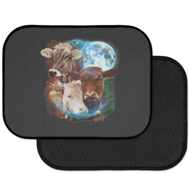 3 Moon Cow Funny Livestock Cattle Animal Lovers Ar Rear Car Mat | Artistshot