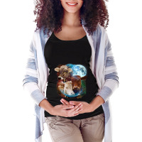 3 Moon Cow Funny Livestock Cattle Animal Lovers Ar Maternity Scoop Neck T-shirt | Artistshot