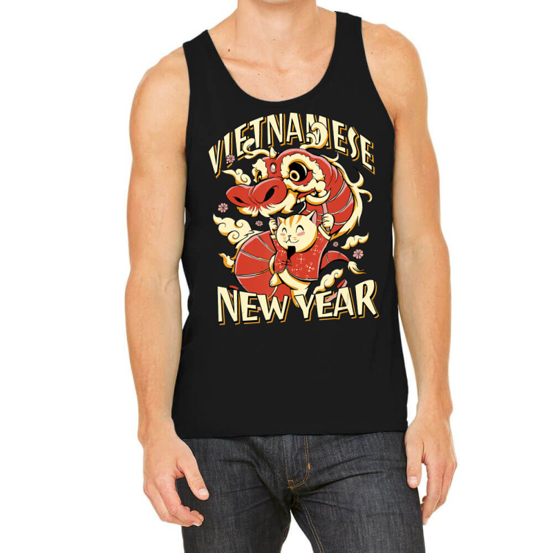 Chinese Vietnamese New Year 12 Zodiacs Dragon Danc Tank Top by mheny | Artistshot