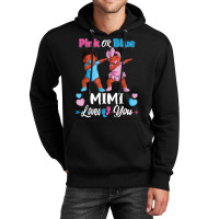 Pink Or Blue Mimi Loves You Black Baby Gender Reve Unisex Hoodie | Artistshot