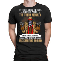 Vintage If Youre Going To Fight Fight Like Monkey T-shirt | Artistshot