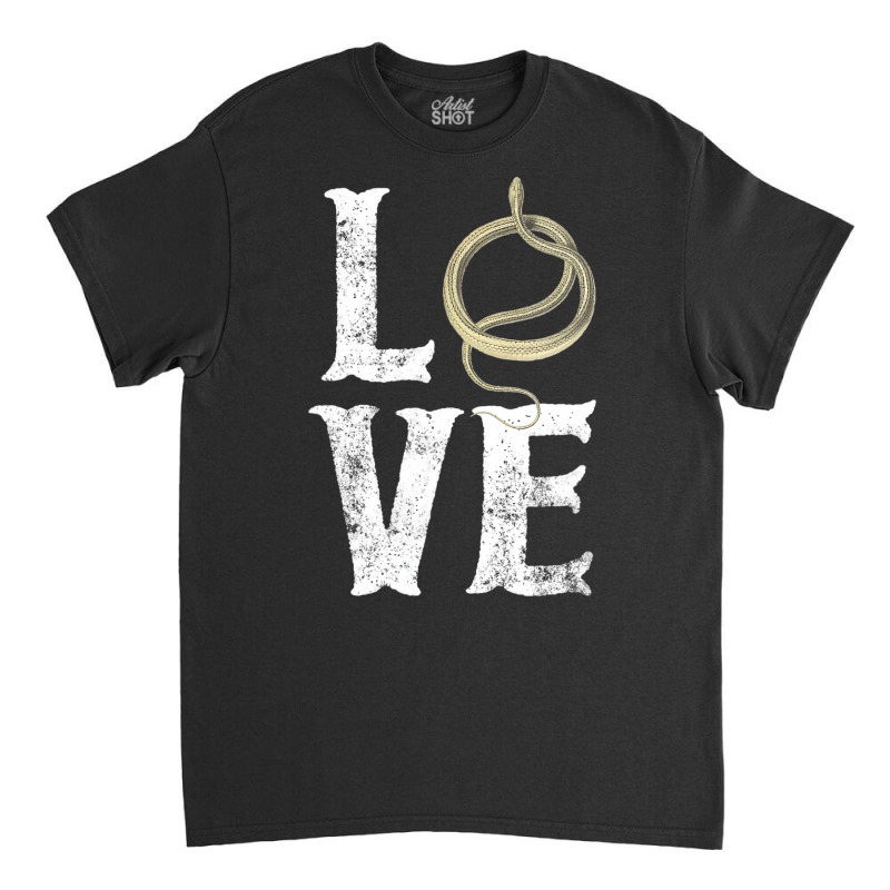 Love Snake New Tee Shirt Reptile Fan Herpetology T Classic T-shirt | Artistshot