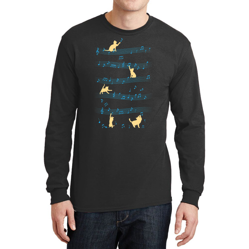 Cat Lover Instrumentalist Music Musician Musical I Long Sleeve Shirts by tamicam | Artistshot