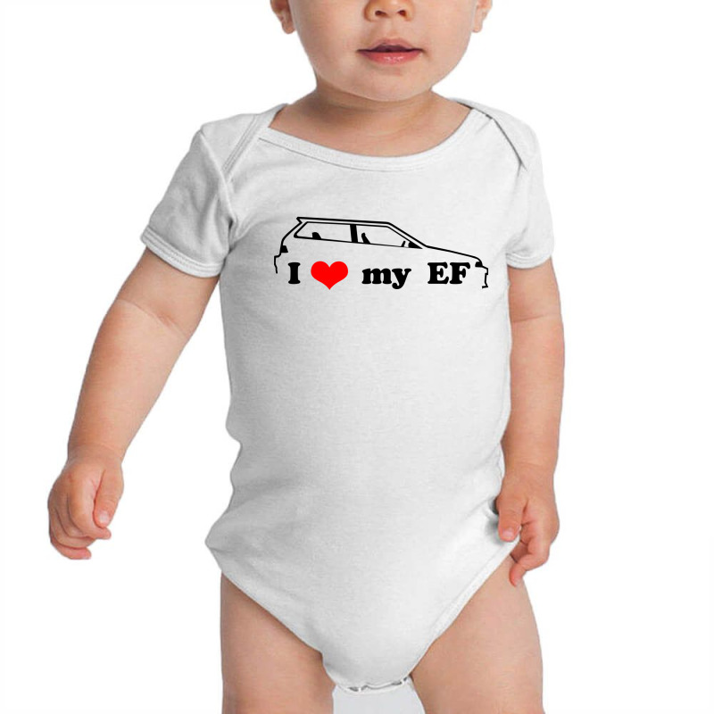 I Love My Ef Baby Bodysuit | Artistshot