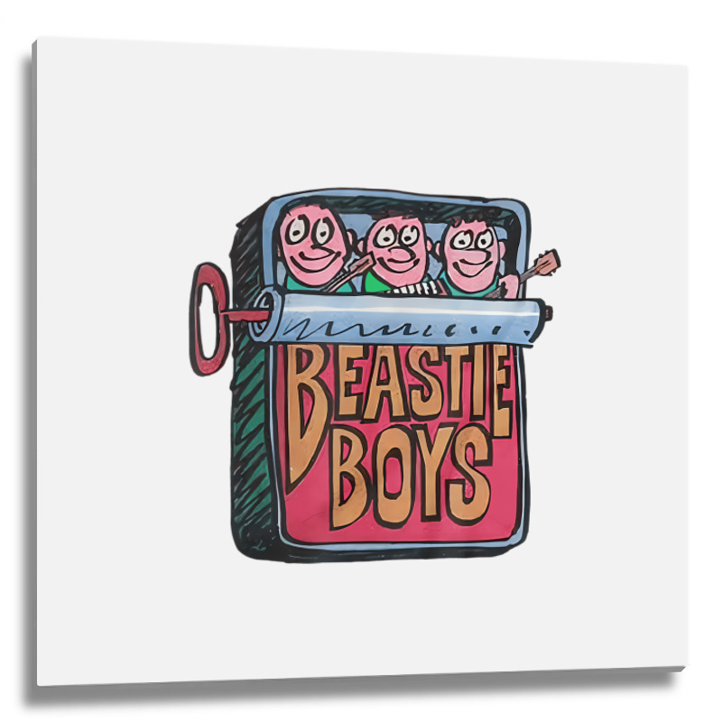 B.boys Sardine Can ~ Hello Nasty T Shirt Metal Print Square | Artistshot