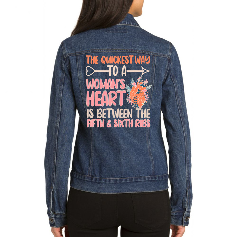 Cardiologist Heart Specialists Surgeons T Shirt Ladies Denim Jacket by fieyzacik | Artistshot