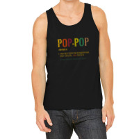 Grandpa Pop Pop Funny Definition Cool Retro Gift F Tank Top | Artistshot