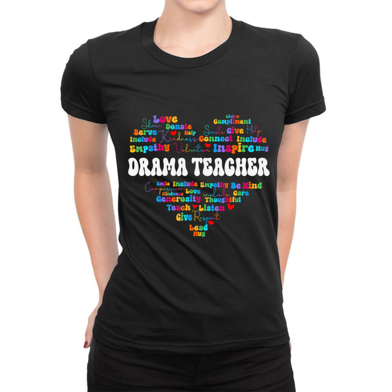 Cute Drama Teacher Appreciation Week Back To Schoo Ladies Fitted T-Shirt by aiiluurosy | Artistshot