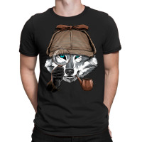 Detective Gray Wolf Spy Investigator Wildlife Wolf T-shirt | Artistshot