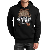 Detective Gray Wolf Spy Investigator Wildlife Wolf Unisex Hoodie | Artistshot