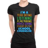 School Counselor School Psychologist Students Gift Ladies Fitted T-shirt | Artistshot