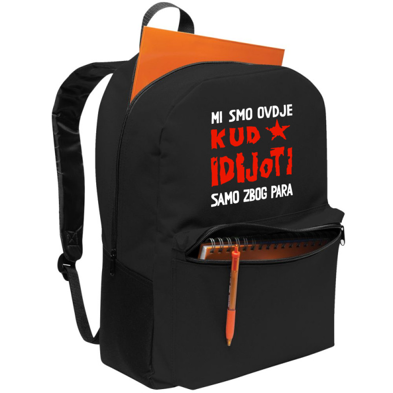 Kud Idijoti Backpack | Artistshot