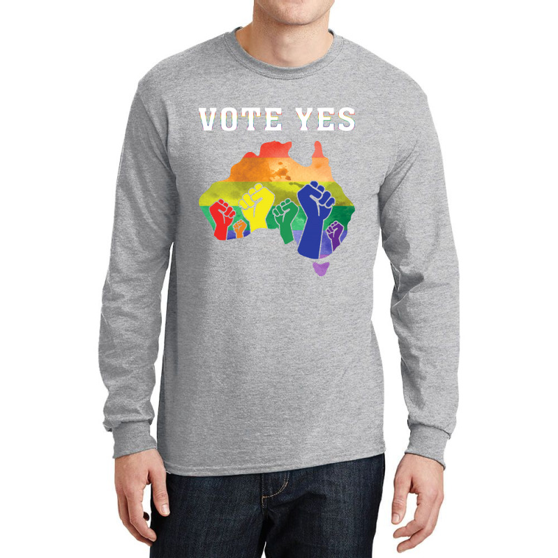 Vote Yes, Australian Marriage Equality Long Sleeve Shirts | Artistshot