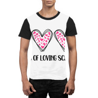 Hearts 100 Days Of Loving School 100th Day Of Scho Graphic T-shirt | Artistshot