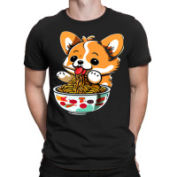 Kawaii Corgi Eating Ramen Dog Lover Manga Anime Ja T-shirt | Artistshot