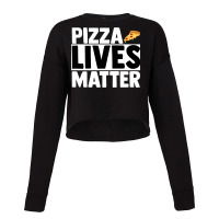 Slice Of Pizza Bistro Margarita Salami Cheese Fast Cropped Sweater | Artistshot