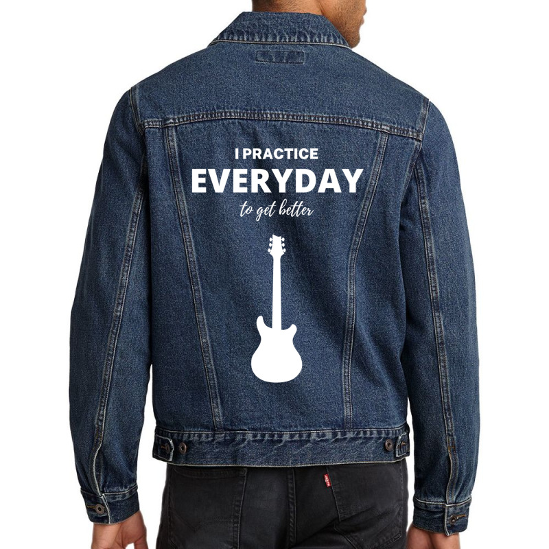 I Practice Everyday To Get Better Men Denim Jacket | Artistshot