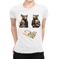 Managers Rats Co Workers Jobs Work Money Major Cor Ladies Fitted T-shirt | Artistshot