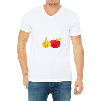 Rosh Hashanah Apples And Honey Shana Tova Jewish N V-neck Tee | Artistshot